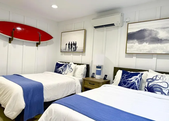 2026 Award Winner, Luxe 2Br, Steps To Sand & Pier, With Fire Pit, Ac And Parking